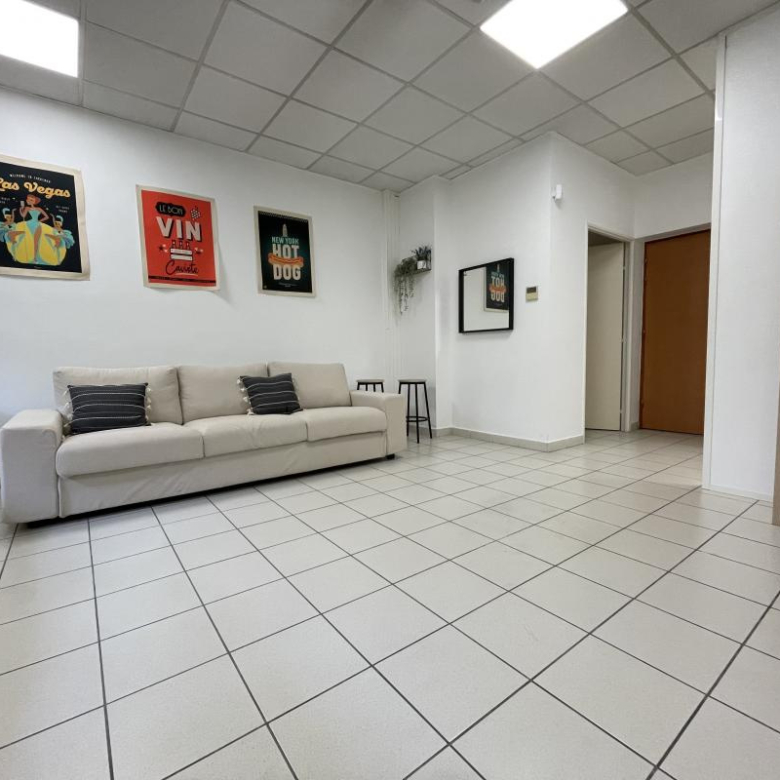 Bureaux en rez de jardin