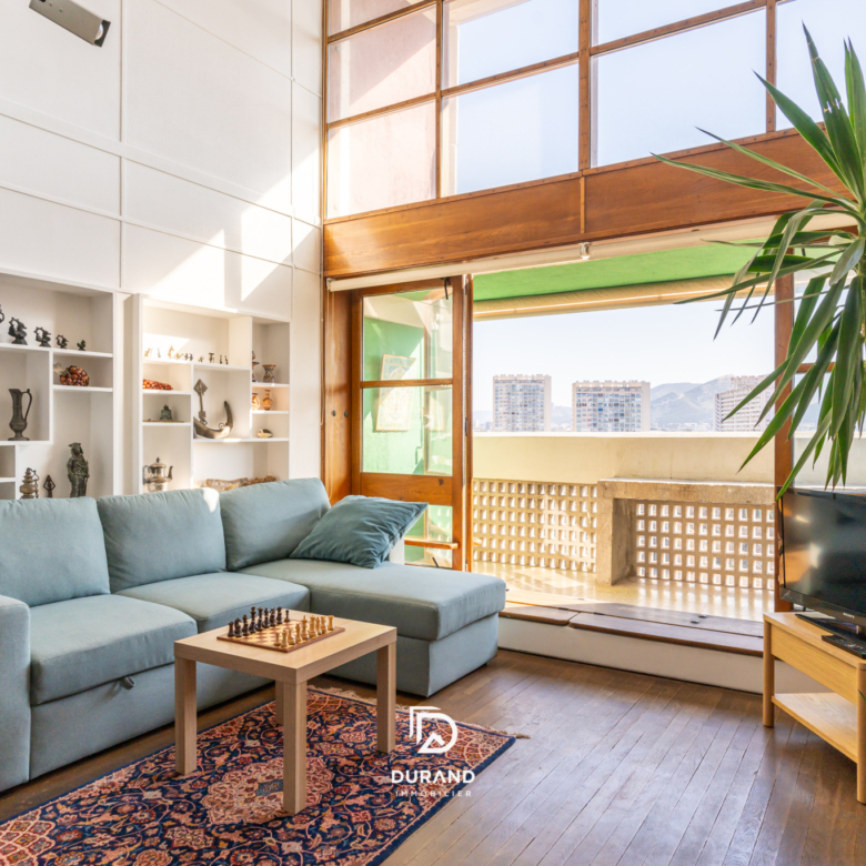 APPARTEMENT - DUPLEX - TYPE G - LE CORBUSIER - 13008 MARSEILLE