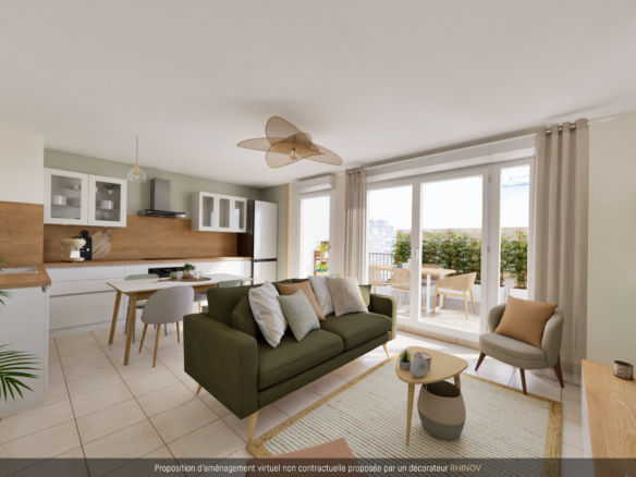 APPARTEMENT - 4 PIECES - TERRASSE - SAINT-LAZARE - 13003 MARSEILLE
