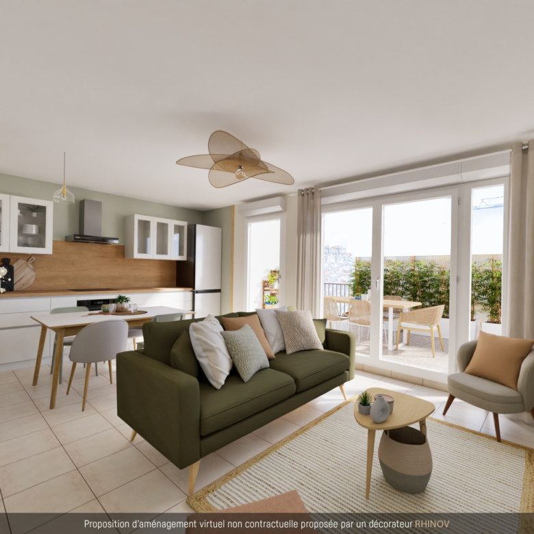 APPARTEMENT - 4 PIECES - TERRASSE - SAINT-LAZARE - 13003 MARSEILLE