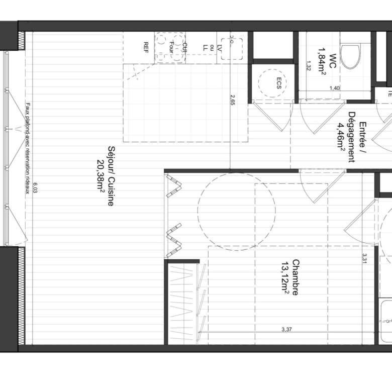 APPARTEMENT - INDUSTRIEL - SAINT VICTOR - 13007 MARSEILLE