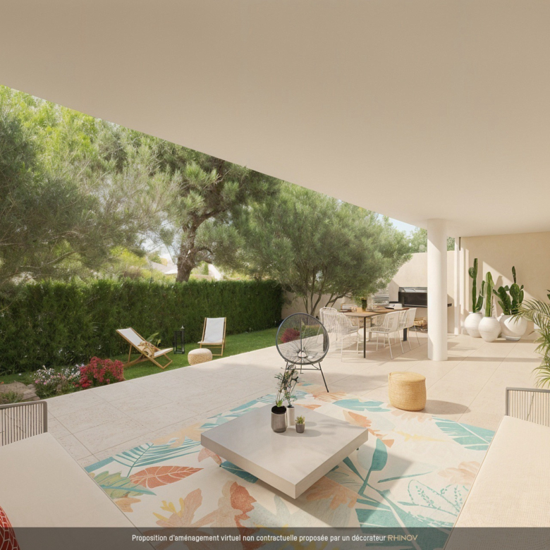 APPARTEMENT - REZ DE JARDIN - 13009