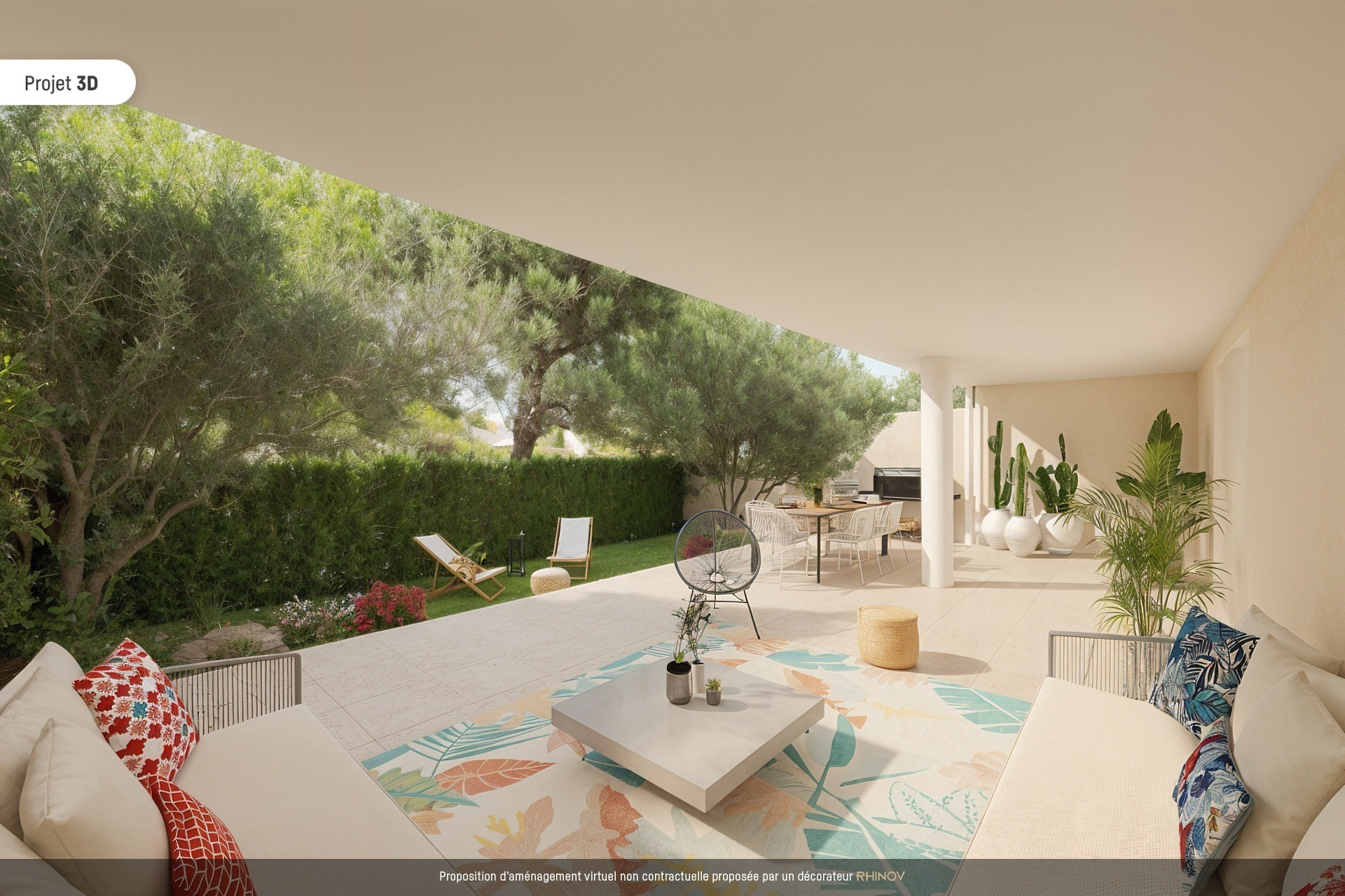 APPARTEMENT - REZ DE JARDIN - 13009