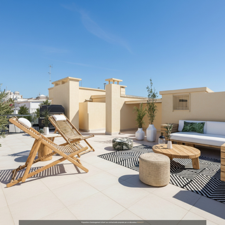 APPARTEMENT - ROOFTOP - TERRASSES - CARRE D'OR - 13008 MARSEILLE