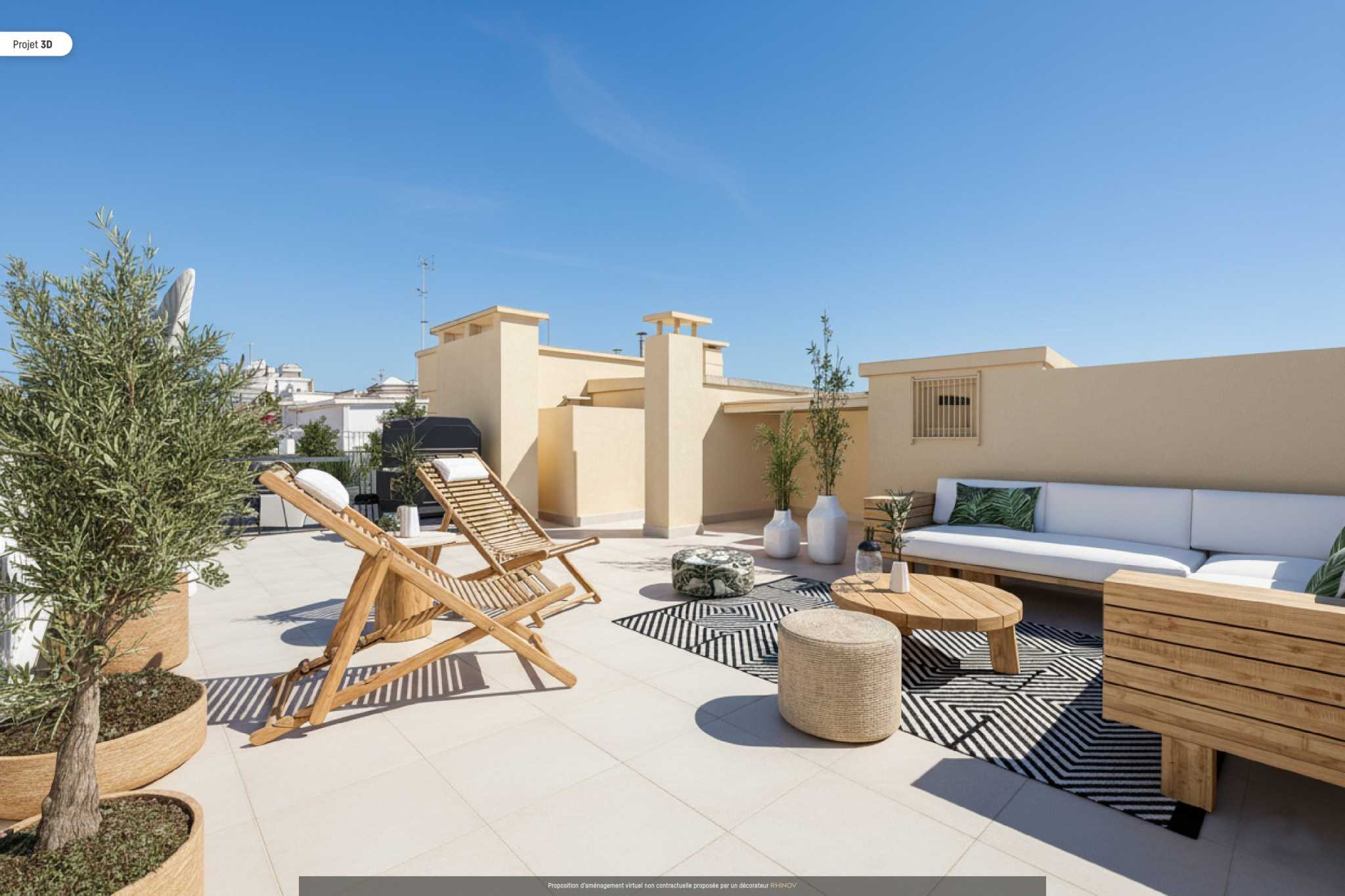 APPARTEMENT - ROOFTOP - TERRASSES - CARRE D'OR - 13008 MARSEILLE