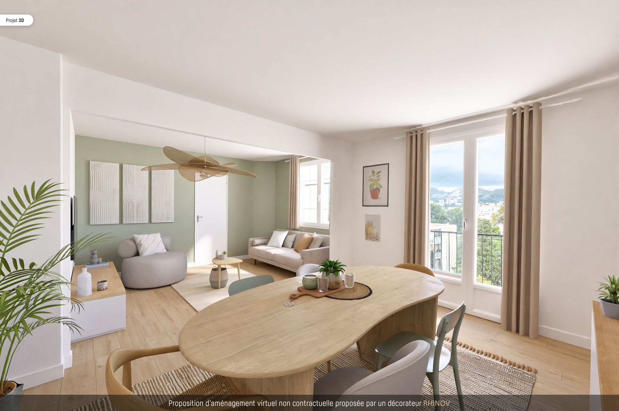 APPARTEMENT - T4 - 82M2 - 13010 MARSEILLE