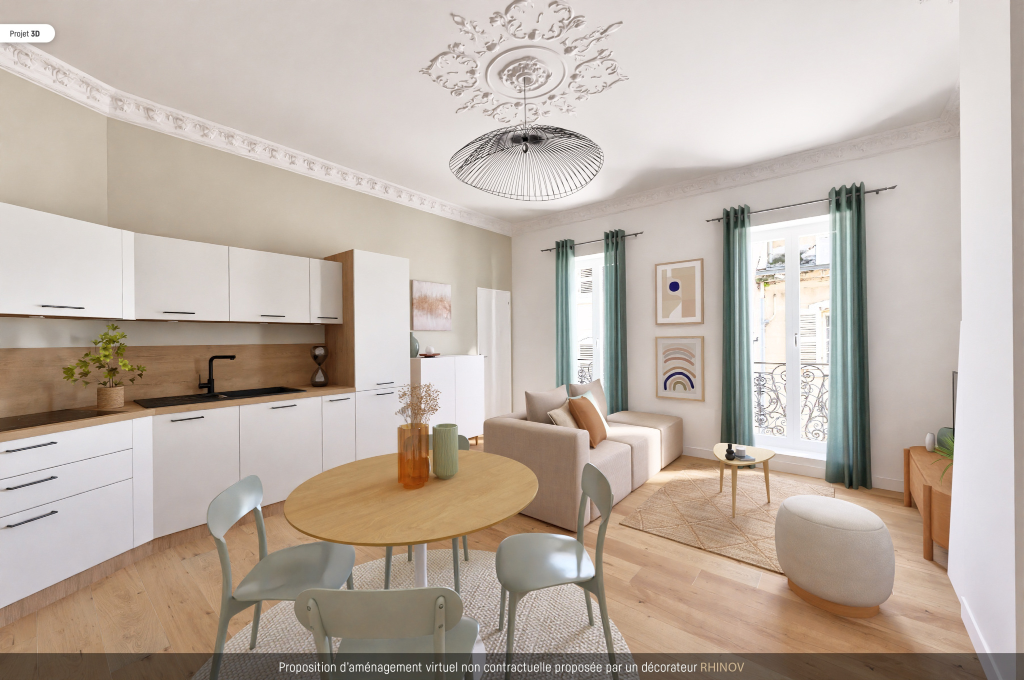 APPARTEMENT - IMMEUBLE BOURGEOIS - COURS LIEUTAUD - 13001 MARSEILLE