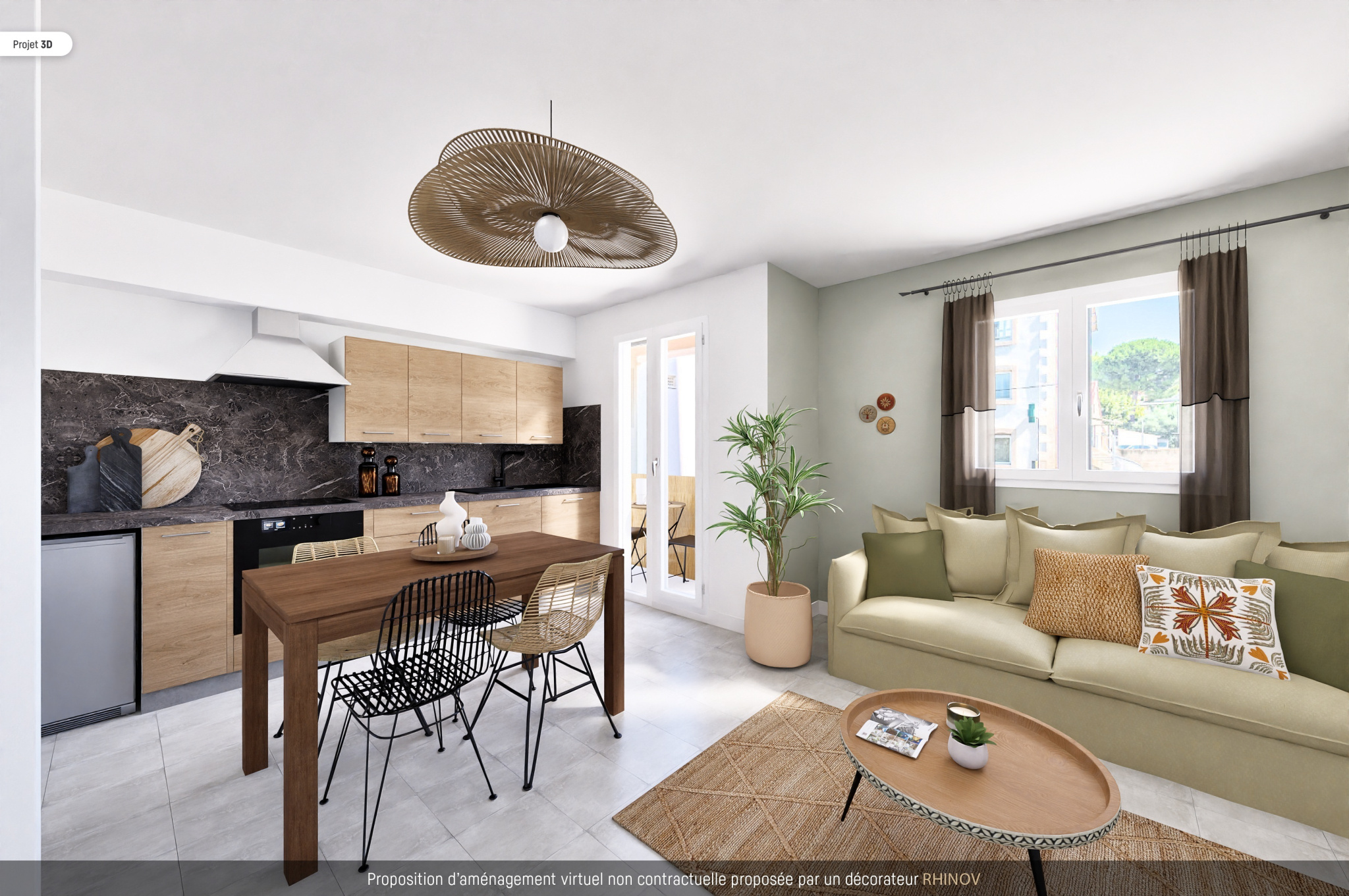 APPARTEMENT - T3 - SAINT JUST - 13013 MARSEILLE