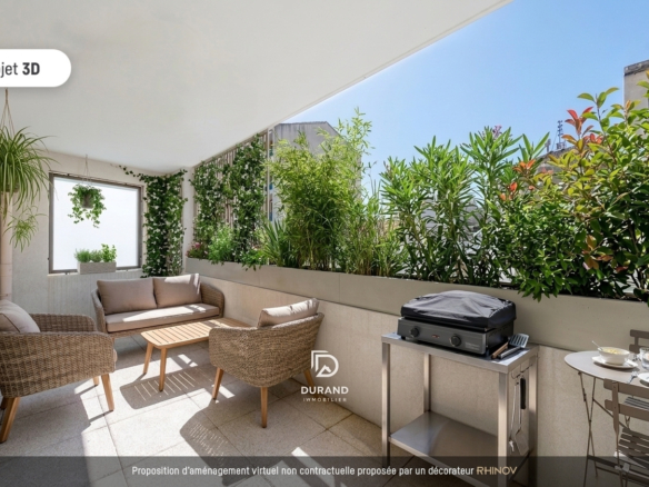 APPARTEMENT - GARAGE - TERRASSE - LE ROUET - 13008 MARSEILLE
