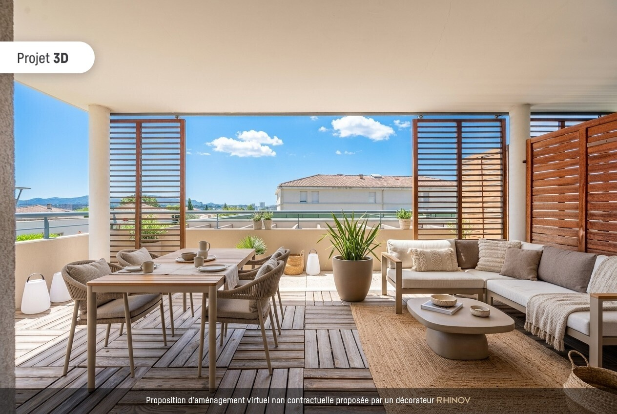 APPARTEMENT - T3 - 65M2 - PISCINE - ST MITRE - 13013 MARSEILLE