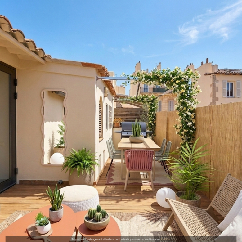 APPARTEMENT - ARCHITECTE - TERRASSE -  PALAIS DE JUSTICE - 13006 MARSEILLE