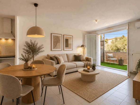 APPARTEMENT - T3 - 57M2 - LES TROIS LUCS - 13012 MARSEILLE