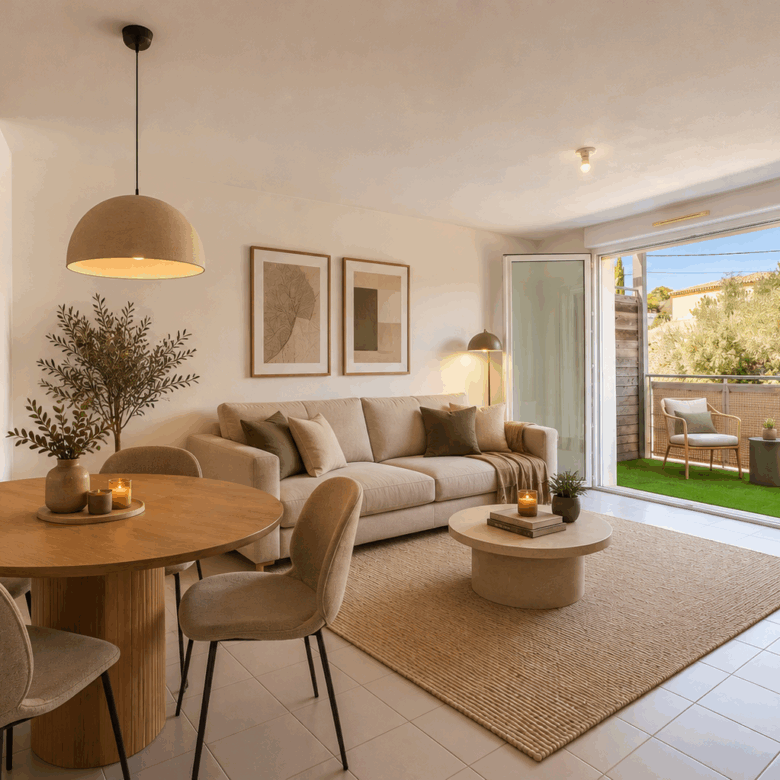 APPARTEMENT - T3 - 57M2 - LES TROIS LUCS - 13012 MARSEILLE