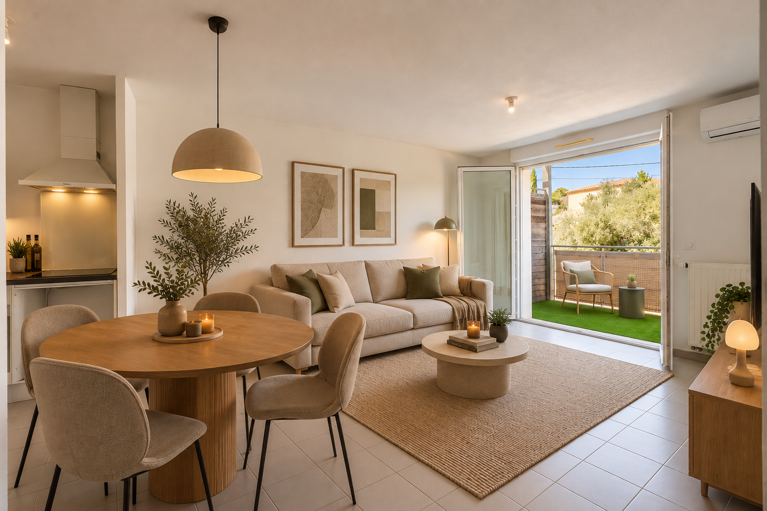 APPARTEMENT - T3 - 57M2 - LES TROIS LUCS - 13012 MARSEILLE