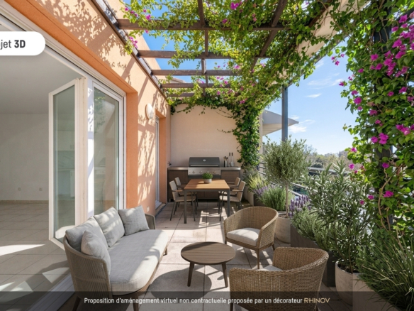 APPARTEMENT - PARKING - TERRASSE - SAINTE MARTHE - 13014 MARSEILLE